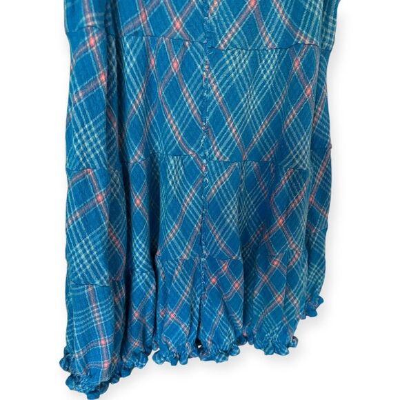 Free People Intimately Free Plaid Crush and Blush Romper - Picture 7 of 10